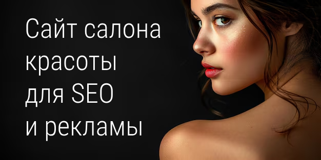 Сайт салона красоты для SEO и рекламы